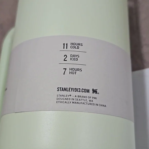 Stanley 40 oz Stainless steel H2.0 Flows tates Quencher Tumbler Rare Mint Color - Picture 7 of 9